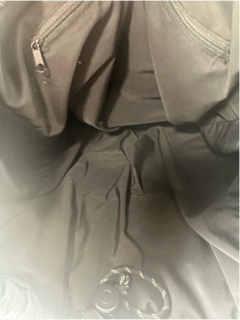 Wilo The Label Black Puffer Drawstring Backpack - Picture 9 of 16